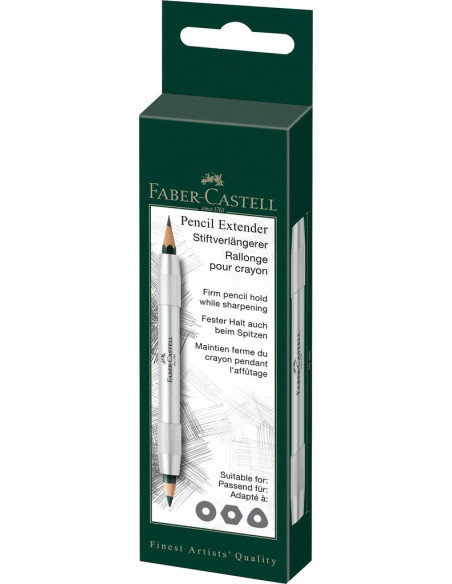 ▷ ALARGADOR EXTENSOR LAPIZ FABER DOBLE PUNTA ALUMINIO | Taine - Imagen 1