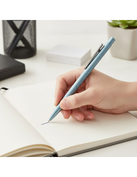 ▷ BOLIGRAFO NEO SLIM ALUMINIO SERENITY FABER-CASTELL | Taine - Imagen 1