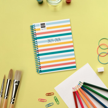 ▷ AGENDA 26-27 ESCOLAR 1/8 DIVA SVH COLORS | Taine - Imagen 1