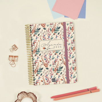 ▷ AGENDA 26-27 ESCOLAR 16M CLOE E10 SVH ROSA | Taine - Imagen 1