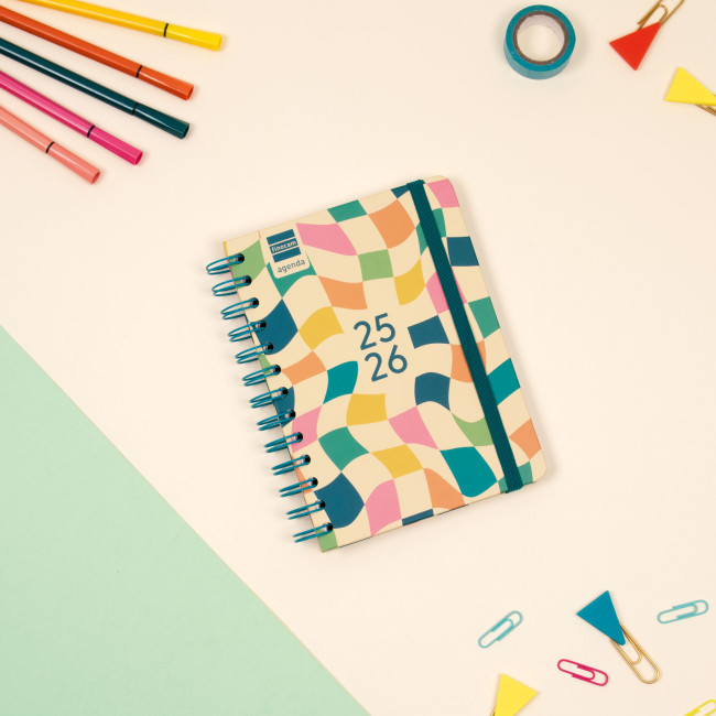▷ AGENDA 26-27 ESCOLAR COSMO 8º SVH ROJO | Taine - Imagen 2