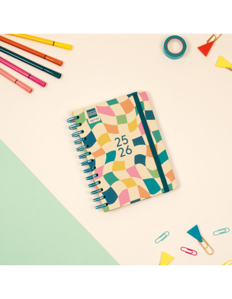 ▷ AGENDA 26-27 ESCOLAR COSMO 8º SVH ROJO | Taine - Imagen 2