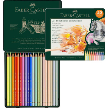 ▷ LAPICES FABER CASTELL 24 UDS POLYCROMOS NUEVO 2026 SURTIDOS | Taine - Imagen 1