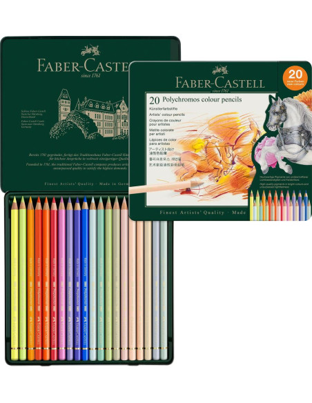 ▷ LAPICES FABER CASTELL 24 UDS POLYCROMOS NUEVO 2026 SURTIDOS | Taine - Imagen 1