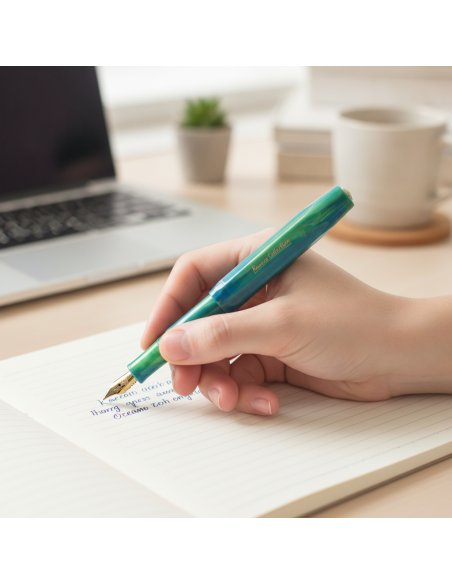 ▷ PLUMA KAWECO SPORTCOLLECTION OCEANO MARMOLEADO+CLIP | Taine - Imagen 2