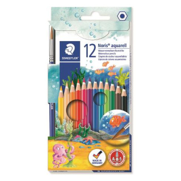 ▷ LAPICES STAEDTLER 12UDS + PINCEL ACUARELABLES | Taine - Imagen 1