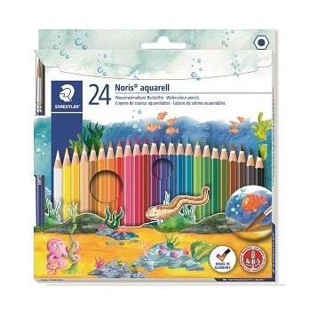 ▷ LAPICES STAEDTLER 24UDS + PINCEL ACUARELABLES | Taine - Imagen 1
