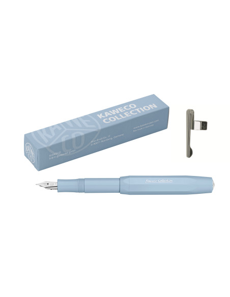 PLUMA KAWECO SPORT COLLECTION CIAN PASTEL+ CLIP - Imagen 1