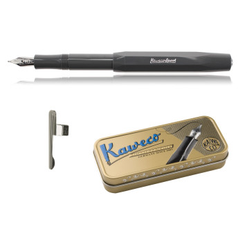 PLUMA KAWECO SPORT GRIS + CLIP - Imagen 1