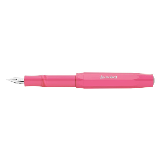 PLUMA KAWECO SPORT COLLECTION ROSA + CLIP - Imagen 1