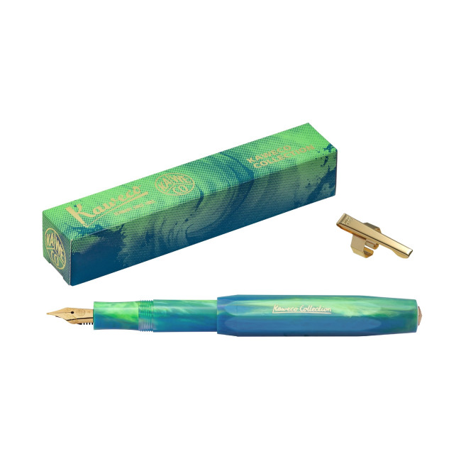 PLUMA KAWECO SPORTCOLLECTION OCEANO MARMOLEADO+CLIP - Imagen 1