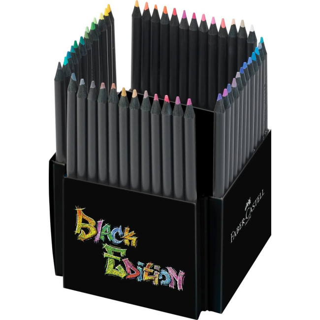 ▷ LAPICES FABER CASTELL 50 UDS PASTELL BLACK EDITION | Taine - Imagen 1