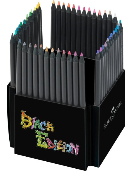 ▷ LAPICES FABER CASTELL 50 UDS PASTELL BLACK EDITION | Taine - Imagen 1