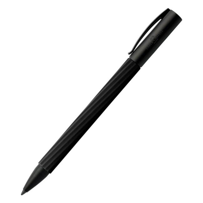 ▷ BOLÍGRAFO AMBITION ITALIC OBSIDIAN BLACK FABER-CASTELL | Taine - Imagen 1