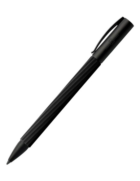 ▷ BOLÍGRAFO AMBITION ITALIC OBSIDIAN BLACK FABER-CASTELL | Taine - Imagen 1