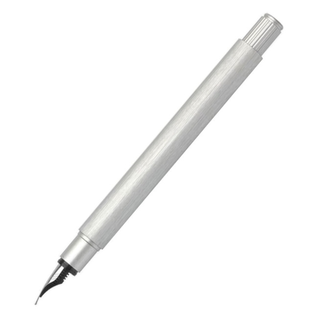 ▷ PLUMA NEO SLIM ALUMINIO SILVER GLINT M FABER-CASTELL | Taine - Imagen 1