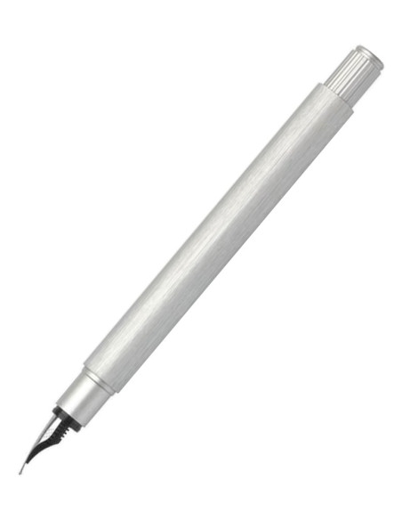 ▷ PLUMA NEO SLIM ALUMINIO SILVER GLINT M FABER-CASTELL | Taine - Imagen 1
