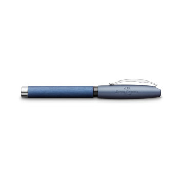 ▷ ESTILOGRÁFICA ESSENTIO ALUMINIO AZUL M FABER-CASTELL | Taine - Imagen 1