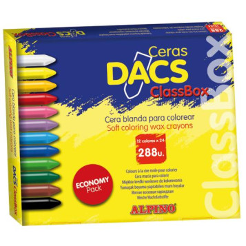 ▷ CERAS DACS 288 UDS. (24 UDS.X12 COLORES) SCHOOLPACK | Taine - Imagen 1