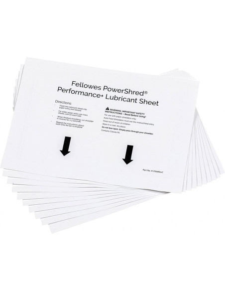 ▷ PACK FELLOWES DE 10 HOJAS LUBRICANTES DE ACEITE VEGETAL | Taine - Imagen 1