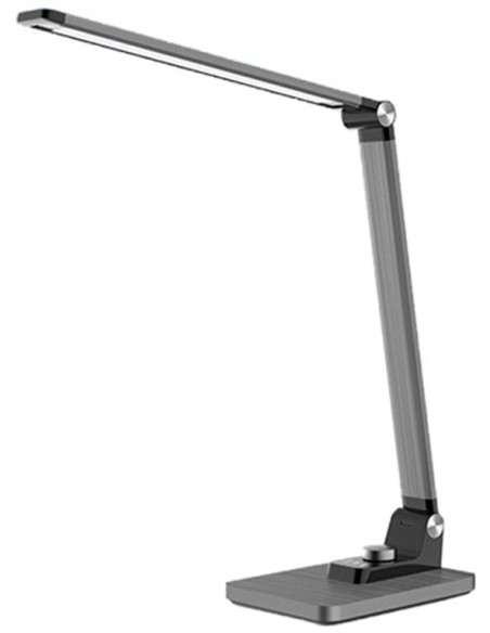 ▷ LAMPARA LED breeze GRIS CON CABEZAL GIRATORIO | Taine - Imagen 1
