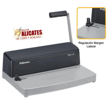 ▷ ENCUADERNADORA FELLOWES ESPIRAL METAL 25 | Taine - Imagen 1