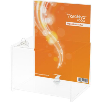 ▷ BUZON DE SUGERENCIAS 170X220X160MM CON LLAVE ARCHIVO 2000 | Taine - Imagen 1