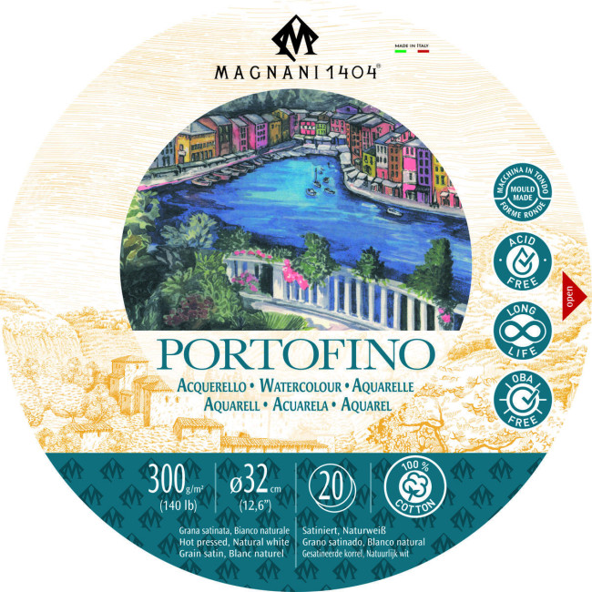 ▷ BLOC PORTOFINO FABRIANO REDONDO 32D 300G GS 20 | Taine - Imagen 1
