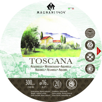 ▷ BLOC TOSCANA FABRIANO REDONDO 16D 300G GG 20 | Taine - Imagen 1