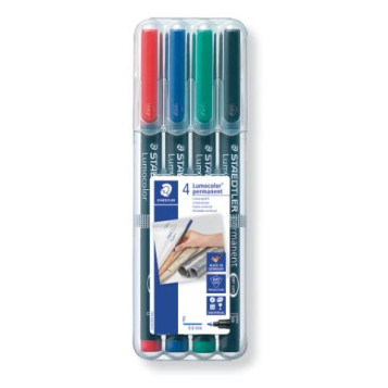 ▷ ROTULADORES STAEDLTER 4 UDS LUMOCOLOR PERMANENTE | Taine - Imagen 1