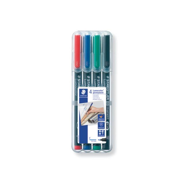 ▷ ROTULADORES STAEDLTER 4 UDS LUMOCOLOR PERMANENTE | Taine - Imagen 2