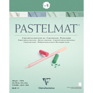 ▷ BLOC CALIREFONTAINE 12HJ PASTELMAT 360G 24X30 | Taine - Imagen 1