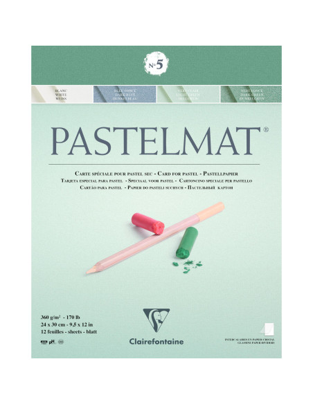 ▷ BLOC CALIREFONTAINE 12HJ PASTELMAT 360G 24X30 | Taine - Imagen 1