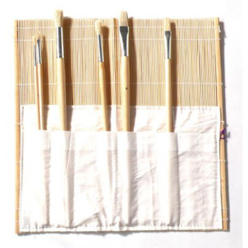 ▷ ESTERILLA PORTAPINCELES BAMBU 33X33 C/GO | Taine - Imagen 1