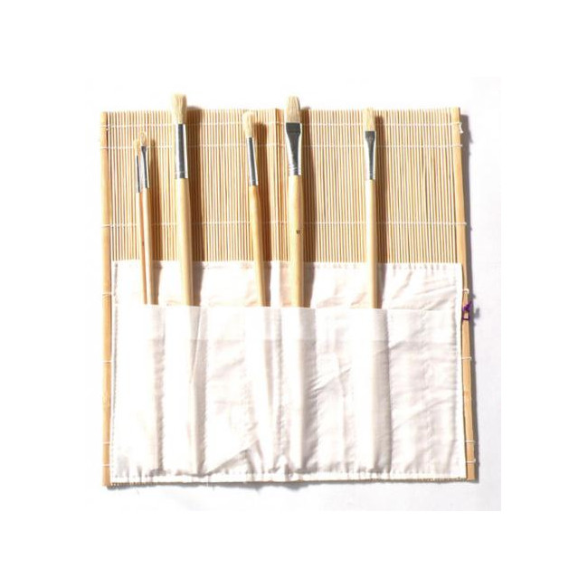 ▷ ESTERILLA PORTAPINCELES BAMBU 33X33 C/GO | Taine - Imagen 1