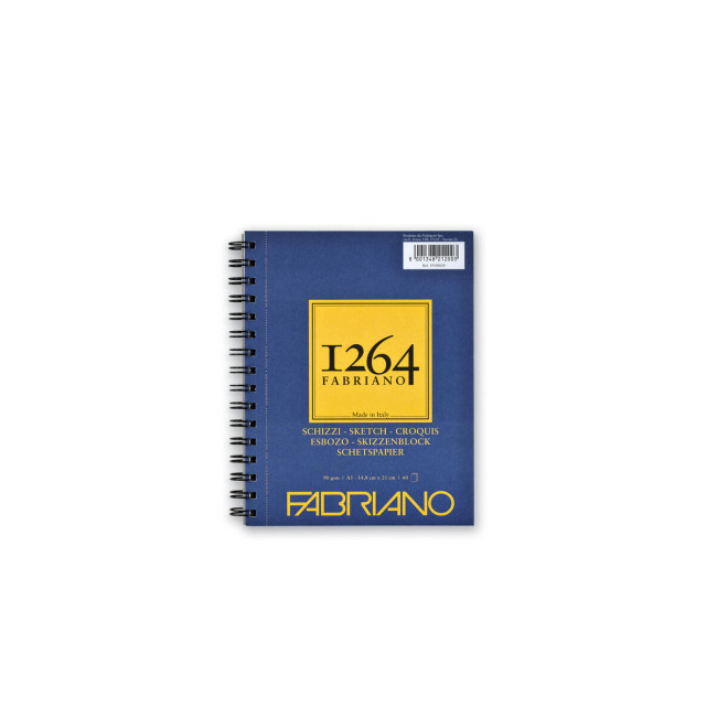 ▷ BLOC DIBUJO FABRIANO 1264 ESBOZO ESPIRAL A5 14,8X21 90GR | Taine - Imagen 1