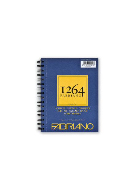 ▷ BLOC DIBUJO FABRIANO 1264 ESBOZO ESPIRAL A5 14,8X21 90GR | Taine - Imagen 1