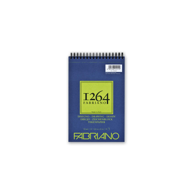 ▷ BLOC DIBUJO FABRIANO 1264 DISEÑO ESPIRAL A5 180GR 30 HOJAS | Taine - Imagen 1