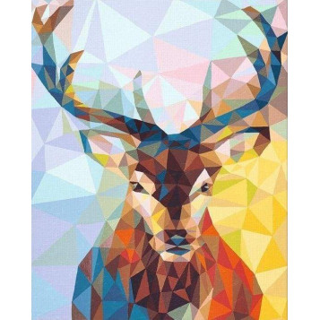 ▷ PINTAR POR NÚMEROS PN947Y 40X50CM FIGURA "RENO MODERNO" | Taine - Imagen 1