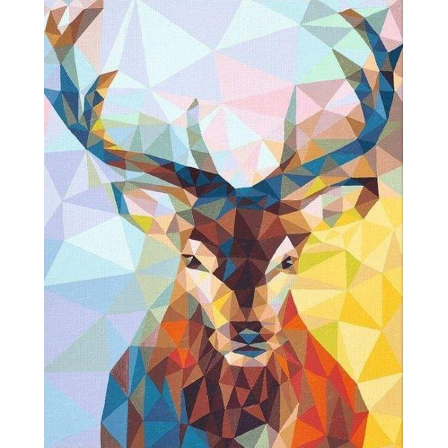▷ PINTAR POR NÚMEROS PN947Y 40X50CM FIGURA "RENO MODERNO" | Taine - Imagen 1