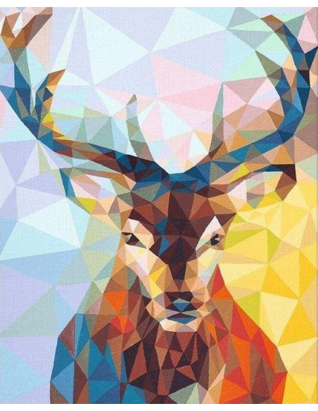▷ PINTAR POR NÚMEROS PN947Y 40X50CM FIGURA "RENO MODERNO" | Taine - Imagen 1