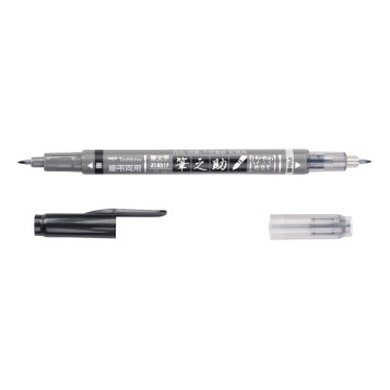 ▷ ROTULADOR TOMBOW NG/GRIS 2 PUNTAS FUDENOSUKE TWIN | Taine - Imagen 1