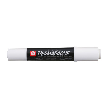 ▷ ROTULADOR SAKURA BLANCO PERMAPAQUE DOBLE PUNTA 1,2 - 5,5 MM | Taine - Imagen 1