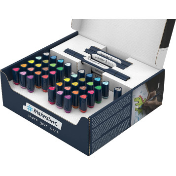 ▷ ROTULADORES SCHNEIDER 52 UDS TWINMARKER PAINT | Taine - Imagen 1