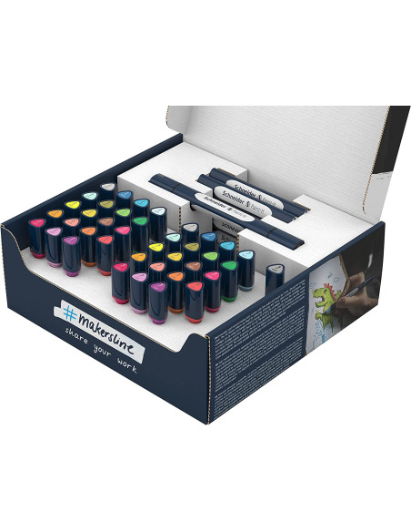 ▷ ROTULADORES SCHNEIDER 52 UDS TWINMARKER PAINT | Taine - Imagen 1