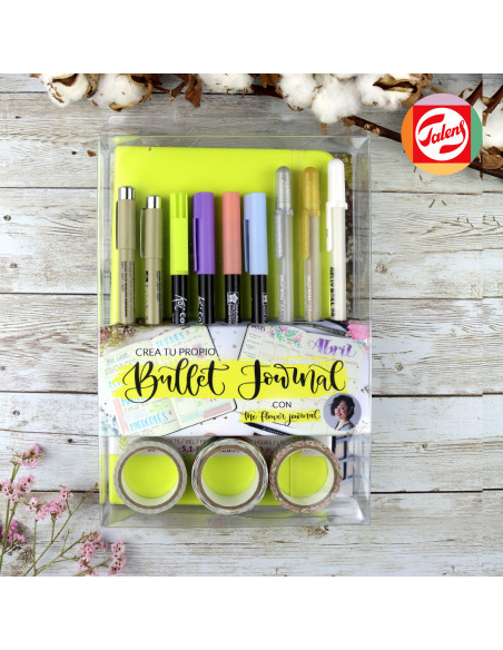 ▷ ROTULADORES TALENS 12 UDS VERDE LIMA BULLET JOURNAL | Taine - Imagen 1