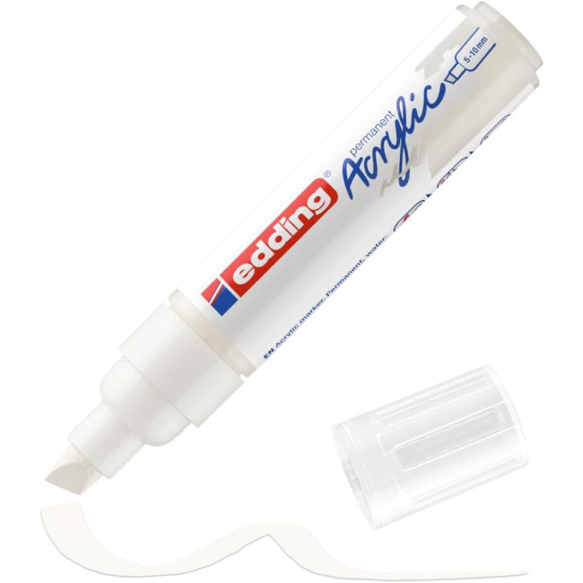 ▷ ROTULADOR EDDING 5000 ACRILICO 5-10MM BLANCO | Taine - Imagen 1