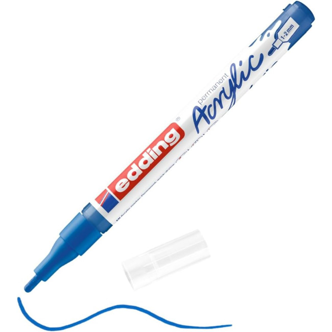 ▷ ROTULADOR EDDING 5300 ACRILICO 1-2MM AZUL GEN | Taine - Imagen 1