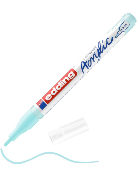 ▷ ROTULADOR EDDING 5300 ACRILICO 1-2MM AZUL PASTEL | Taine - Imagen 1