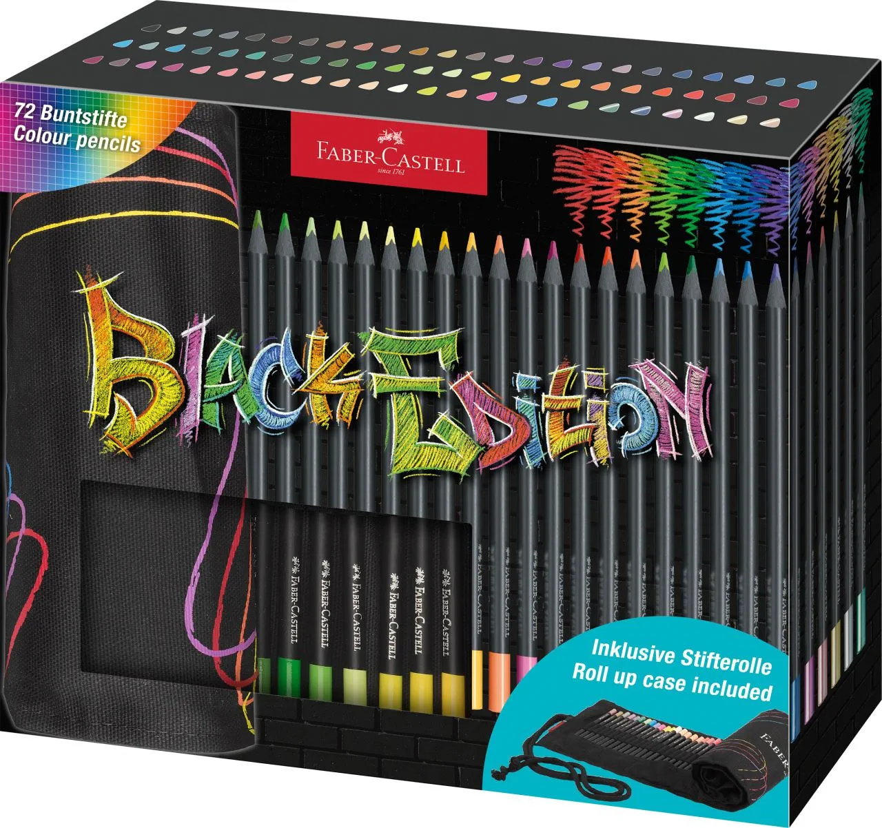 Estuche Faber castell Black edition